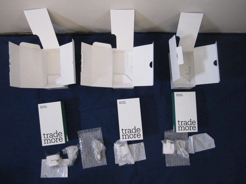 (3) GENUINE iPhone Boxes Power Adapters, Lightning/USB C Cables NEW - FAST SHIP gallery