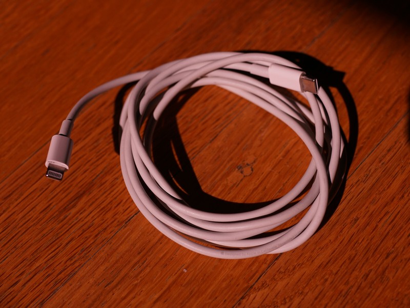 Apple Lightning to USB C Cable 6ft 1m from Box iPhone Genuine Authentic White gallery