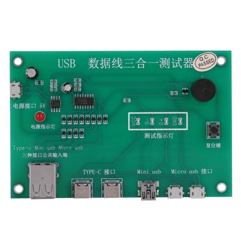 Type-C/Mini/Micro USB Dock Charging Cable Triad Tester For iPhone Android B gallery