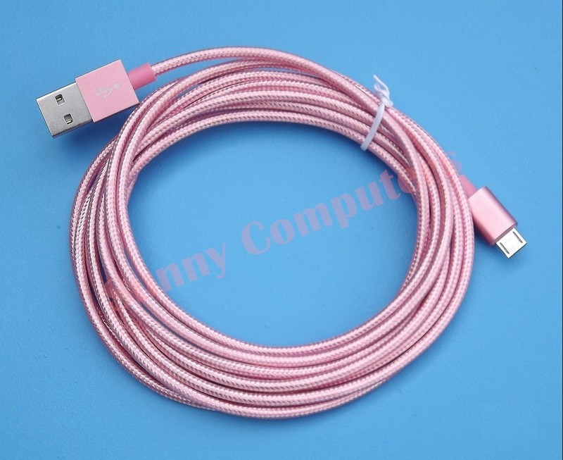 2M 3M Braided Micro USB Data Charge Cable Cord for Sony Xperia M4 Aqua E4G / E4