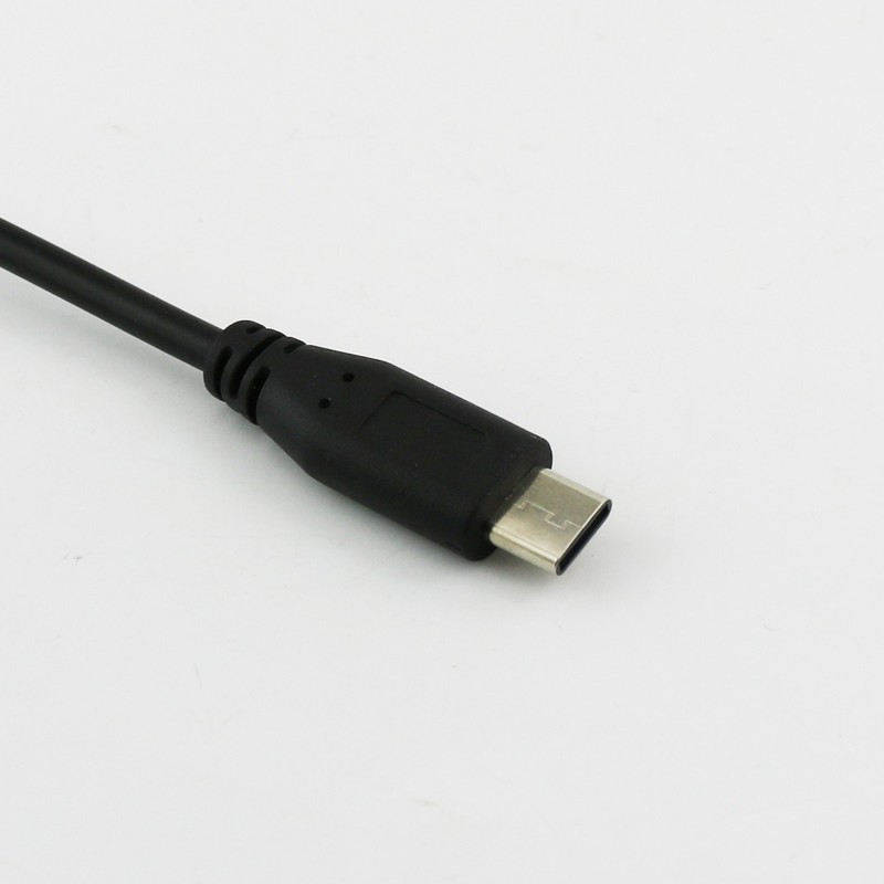 1x USB Micro Female to USB 3.1 Type C Male Panel Mount Data Charging Cable 1.5ft gallery