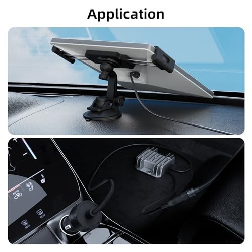 Mini Cable Car Adapter & Step Up Converter, 12V Power Cable with Cigarette Plug, gallery