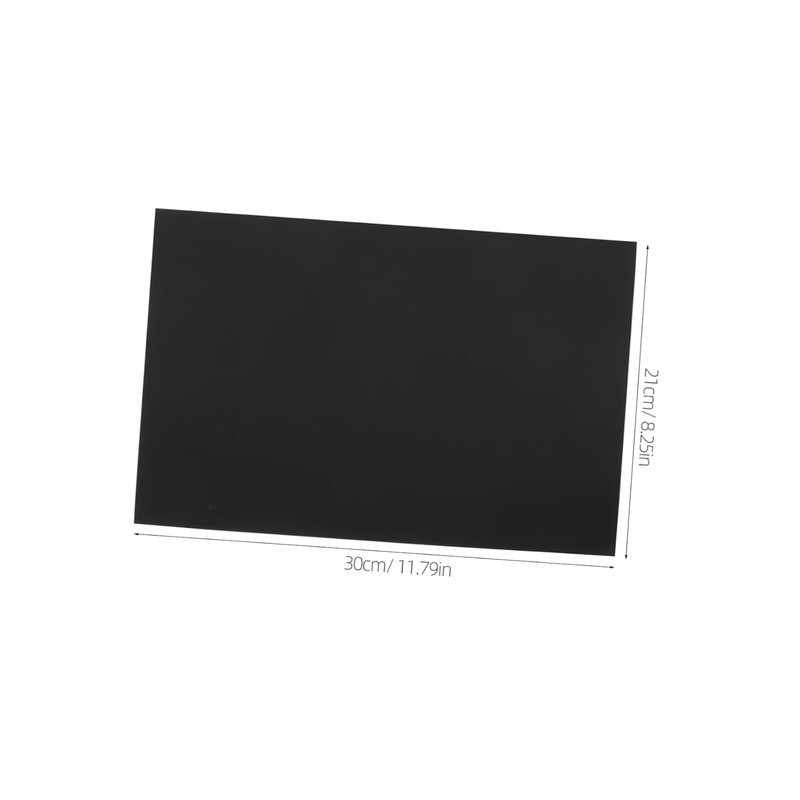 2Pcs A4 Aluminum Engraving Blanks Black Anodized Metal Plates for DIY Crafting a gallery