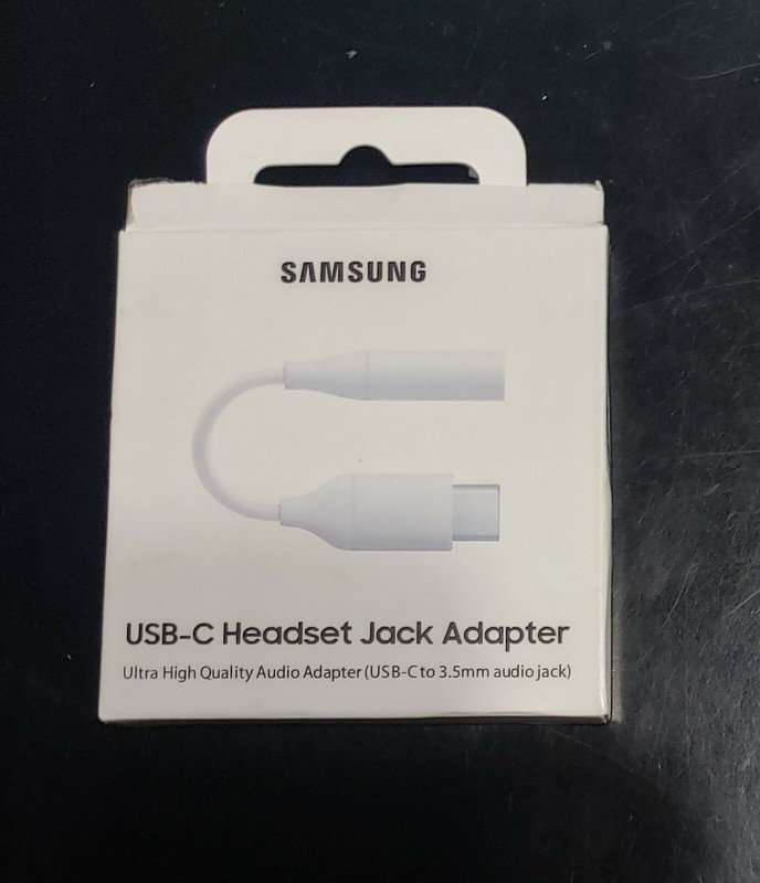 Unused Samsung USB-C to 3.5mm Headphone Audio Jack Adapter EE-UC10JUWEGUS gallery