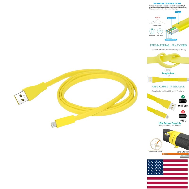Compact 3.9FT Micro USB Charger for UE Boom Wireless Speakers – Fast Charge