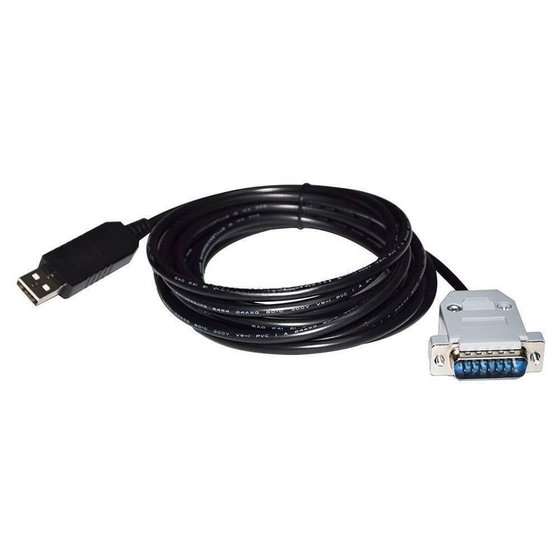 Pidwaok FT232RL Chip USB Male to DB15 Dual 15-Pin Male Connector RS232 Serial…
