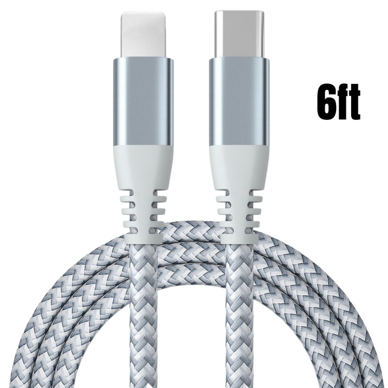 Braided USB-C To i-Phone Cable 20W PD Fast Charge Type C For i-Phone 14 13 12 11 gallery