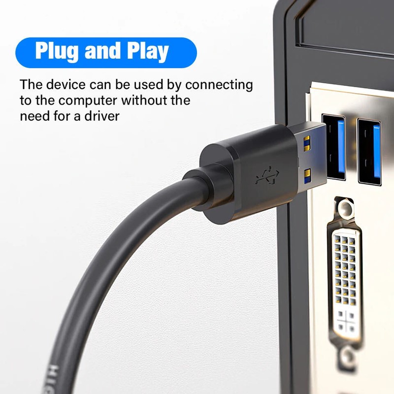 USB 3.0 A Male to A Male Cable Data Transfer Super Speed Power Charger Metal LOT gallery