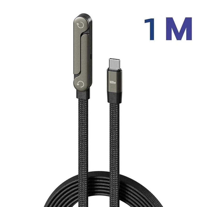 2-in-1 Invisible Holder Charger Cable–240W Fast Charging Cord with Phone Stand