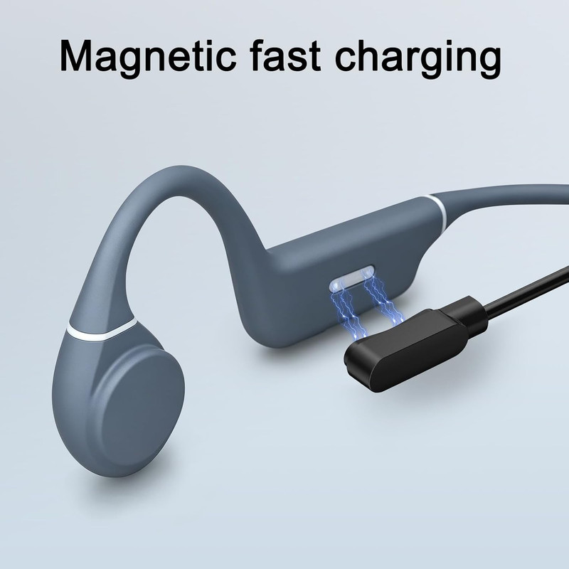 2 Pack Bone Conduction Headphones Charger Magnetic USB Charging Cable gallery