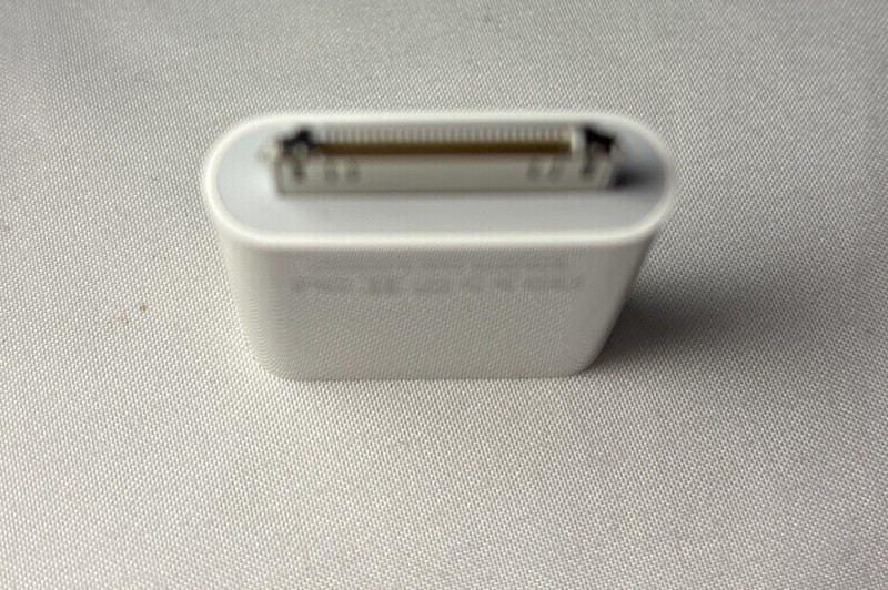 Apple OEM 30-Pin to USB Camera Adapter iPad iPhone Dock Connector White A1358 gallery