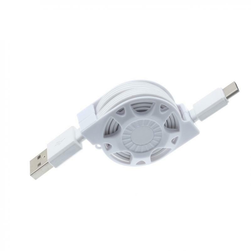 RETRACTABLE TYPE-C USB CABLE SYNC FAST CHARGE POWER WIRE USB-C PHONE TABLET CORD