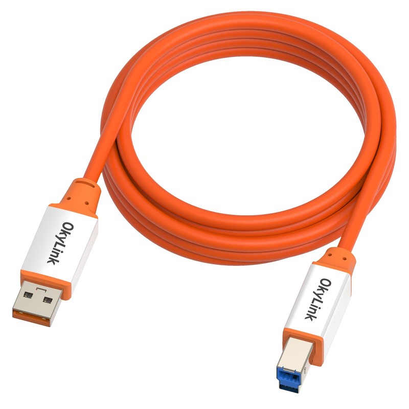 USB 3.2 Gen 2 A to B Printer Cable - 10ft (3m) High-Speed 10Gbps USB MIDI Cab... gallery