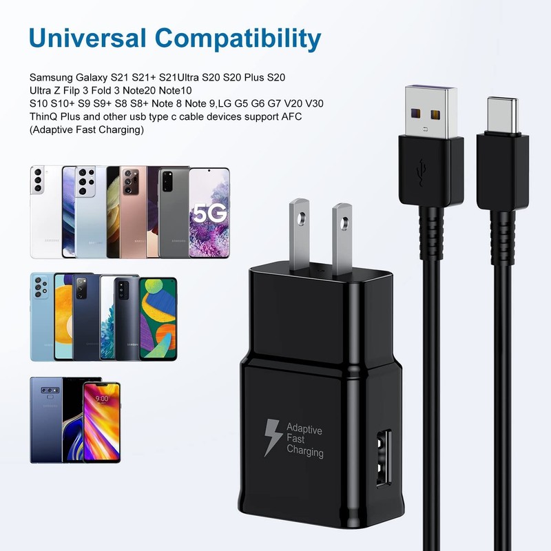 10Pack USB Fast Wall Charger AC Power Adapter Charging Block For Samsung Android gallery
