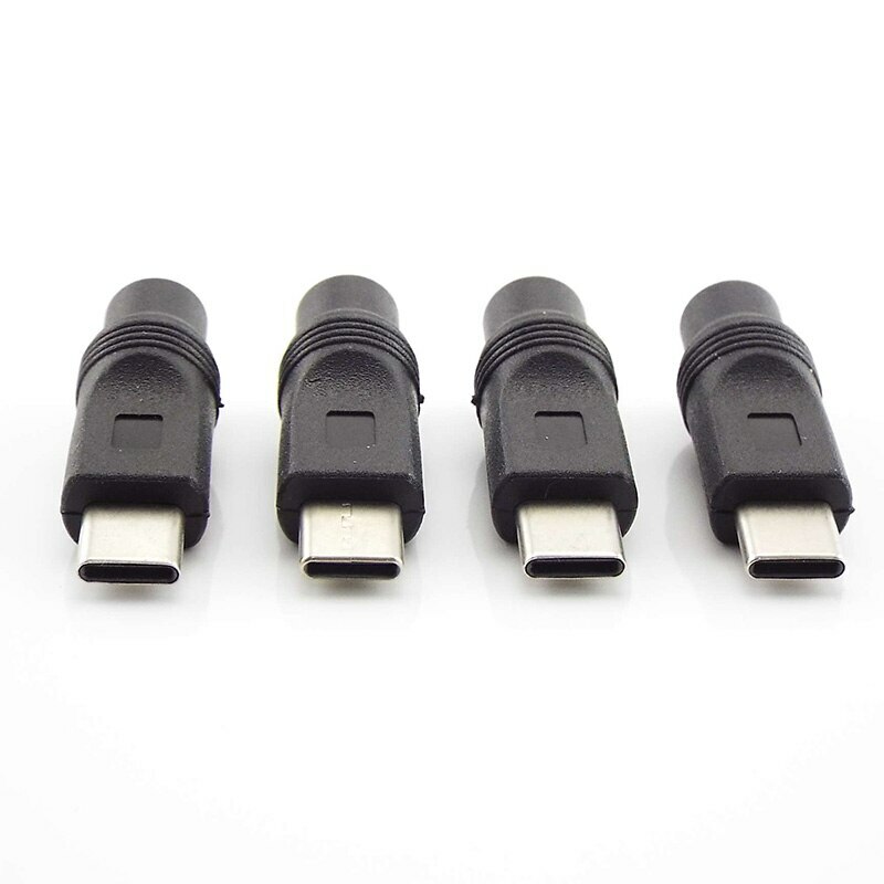 DC Power Adapter Type-C USB Male to DC 5.5x2.1mm Female Jack Converter Connector gallery
