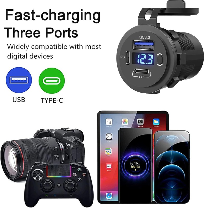 Fast Charging USB C Adapter for Vehicles gallery