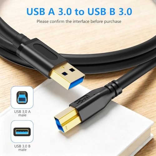 USB 3.0 Cable A Male to B Male 20Ft,Superspeed USB 3.0 A-B/A Male to B Male C... gallery