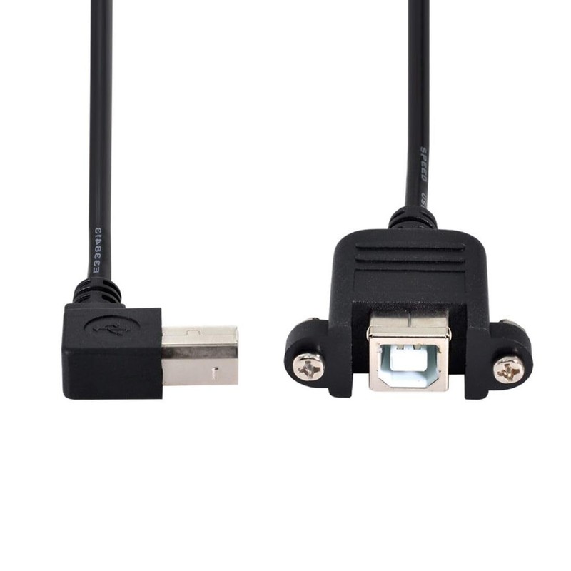 Usb 2.0 Type B Printer Scanner Hard Disk Extension Data Cable With Screws For Pa gallery