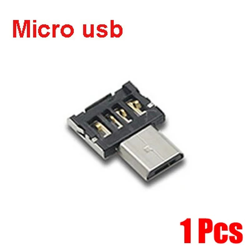 1-5Pcs Type C to USB 2.0 OTG Adapter Micro USB Type-C Male to USB Female Convert