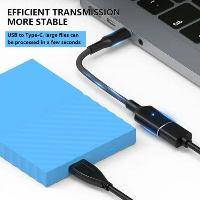 USB-C Type C Male to USB 3.0 Type A Female OTG Adapter Converter Cable Cord Lot gallery