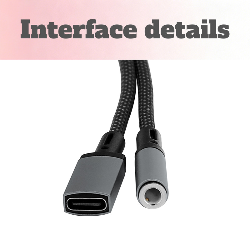 2-in-1 USB-C to 3.5mm Audio & 60W PD Fast Charging Adapter Cable gallery