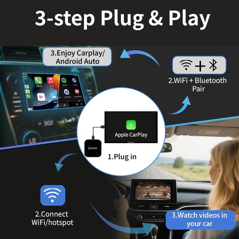 CarPlay AI Box 2025 Upgrade – Magic Box 3.0 with Wireless CarPlay & Android A... gallery