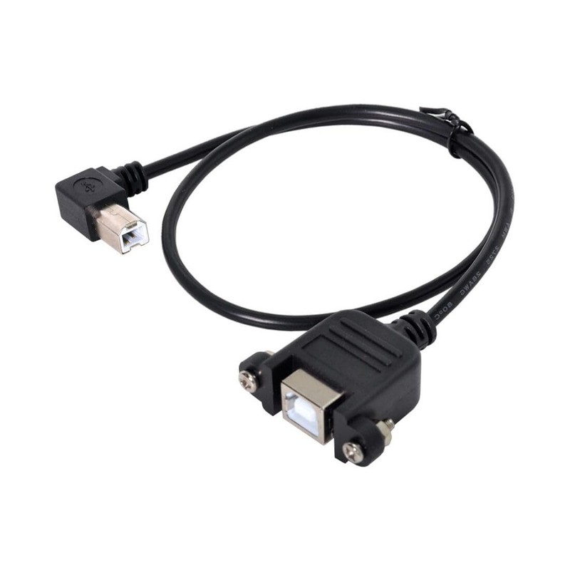 Usb 2.0 Type B Printer Scanner Hard Disk Extension Data Cable With Screws For Pa gallery
