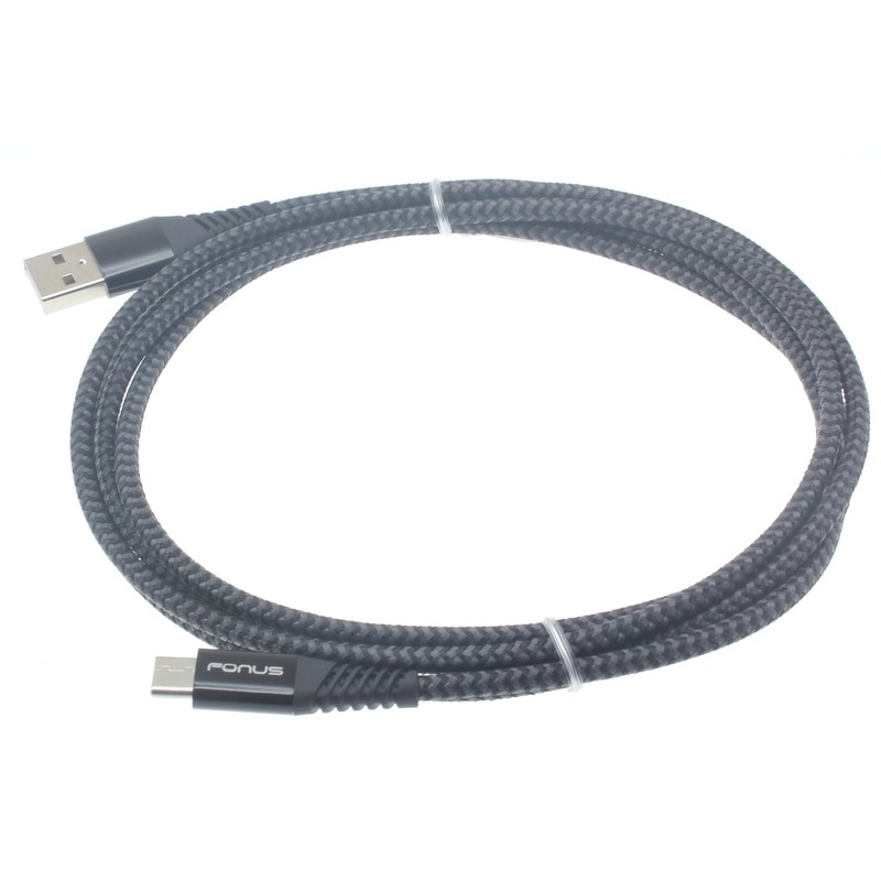 6ft USB Cable Type-C Charger Cord Power Wire USB-C Long Braided for SmartPhones