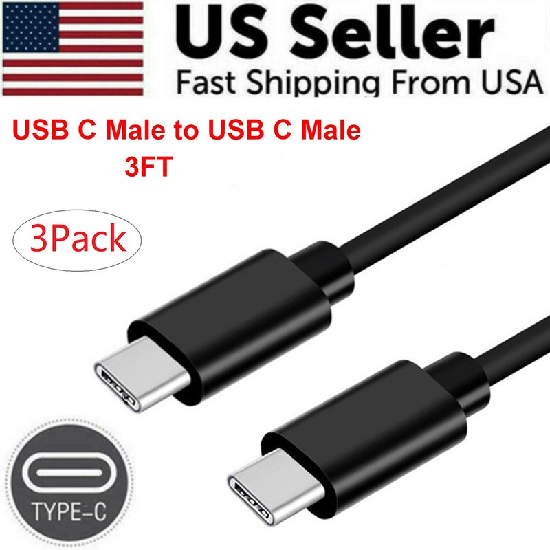 3×1M PD USB-C to USB-C Cables - For Fast Charging Phones, Tablets & Devices gallery