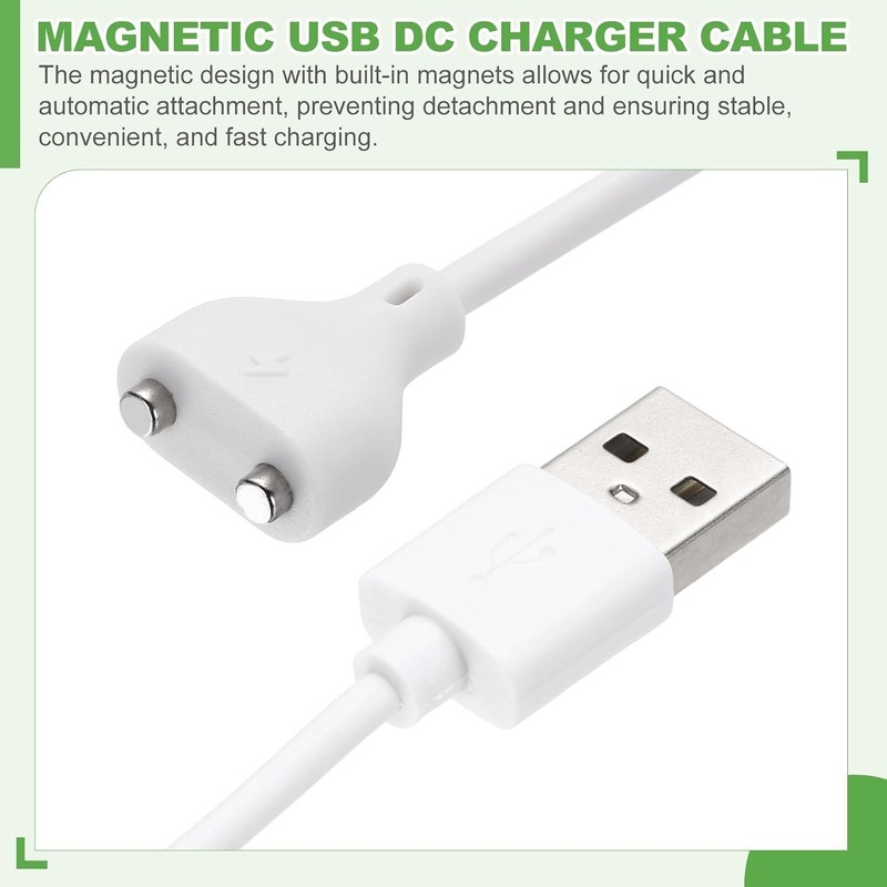 2.6Ft Magnetic USB Charger Cable - Durable, Tangle-Free & Efficient Charging gallery