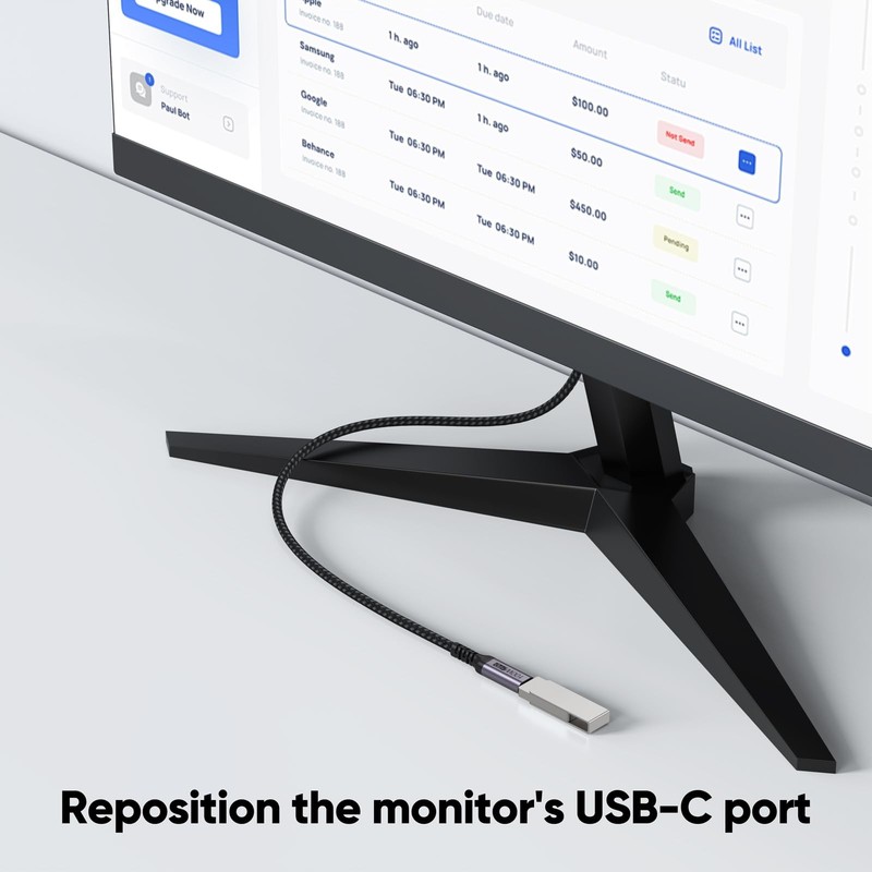 USB Extension Cable 10ft 2 Pack, USB3.2 Gen2 Extender to Female Full Function... gallery