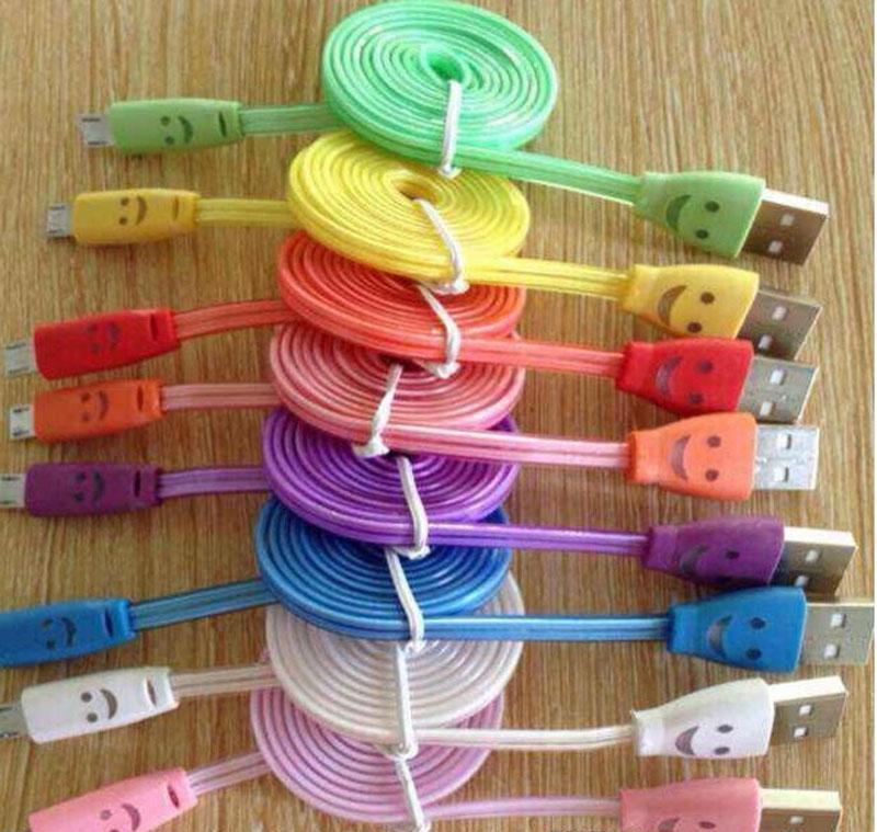 3FT LED GLOW LIGHT-UP data sync charger cable FOR apple samsung htc lg micro USB gallery