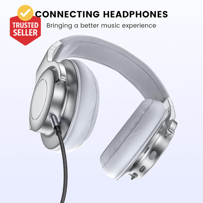 3.3Ft USB C to 2.5Mm Aux Audio Cable, USB C to 2.5Mm TRS Hi-Fi Nylon Braided Aux gallery