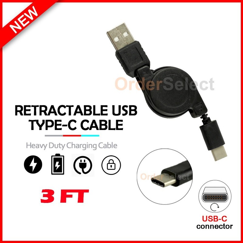 USB Type-C Charger Retract FAST Cable Cord for Phone Xiaomi Poco M6 4G/ Redmi 13