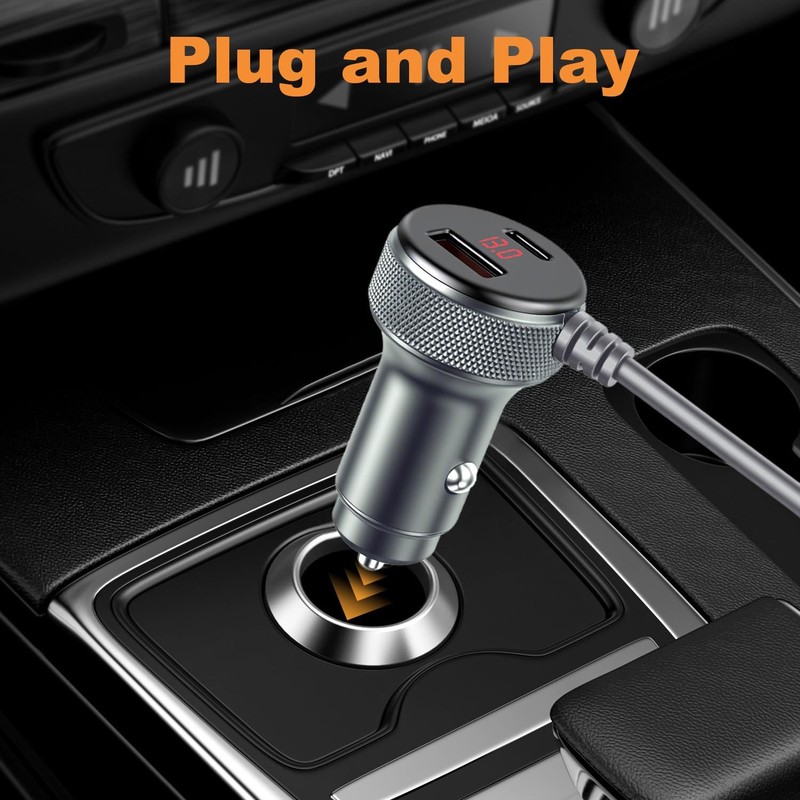 Starlink Mini Cable 3-in-1, Starlink Mini Car Adapter with Digital Display Du... gallery
