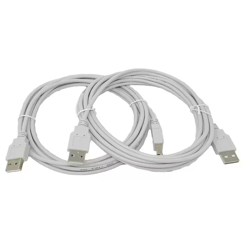 10 Ft. USB 2.0 a to a Cable (2-Pack)