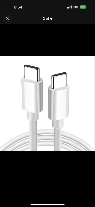 Lot 5 pcs For iPhone 15 16 USB-C to USB-C Cable 60W Fast Charger Type C Cord 1m gallery