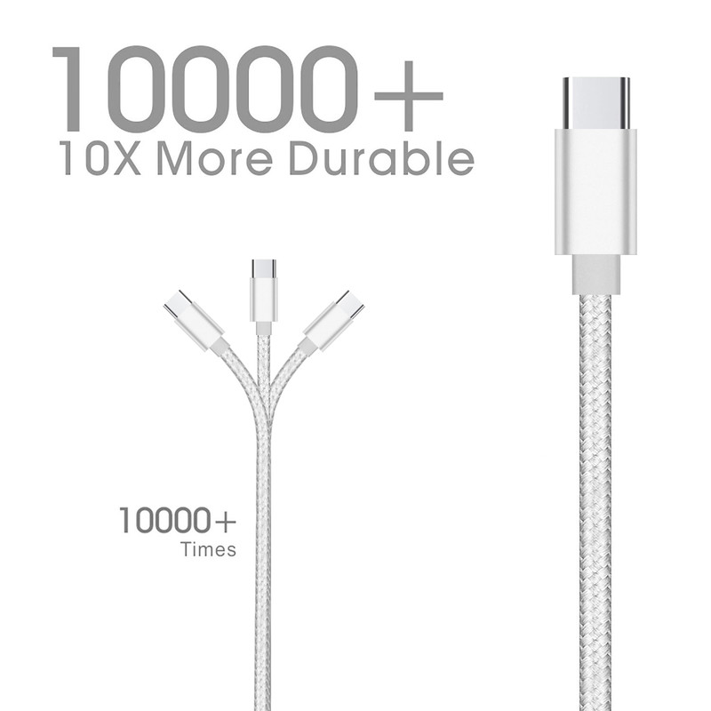 3x 3ft Braided USB C Type-C to USB A Fast Charging Data SYNC Charger Cable Cord gallery