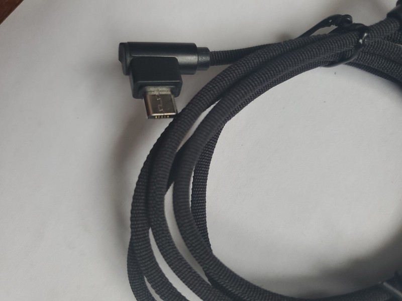 Micro USB to Standard USB Plug In Cable Cord 36" Long Black gallery