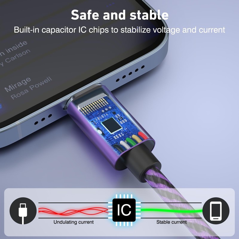 Aeibxiy iPhone Charger 10FT 5 Pack,[Apple MFi Certified] 10FT, 10FT*5 Pack gallery