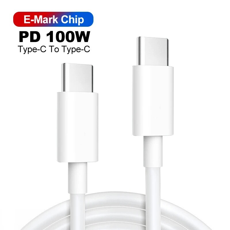 USB C to USB C Cable 100W PD TypeC Fast Charger For Samsung Macbook iPad Pro Lot