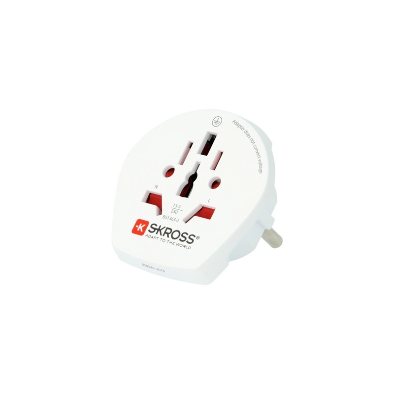 Skross World to Europe and UK White Travel Charging Adapter Combo gallery