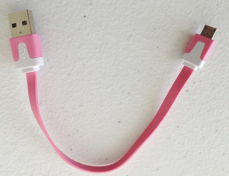 NTJ SHORT 8″ flat noodle MICRO USB data Charger Cable for Samung GALAXY S4 s6 s7
