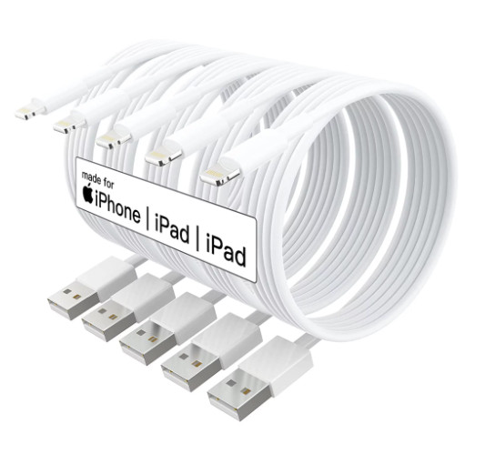 GREPHONE iPhone Charger, 5Pack 10/6/3ft/10Pack 7in Lightning Cable