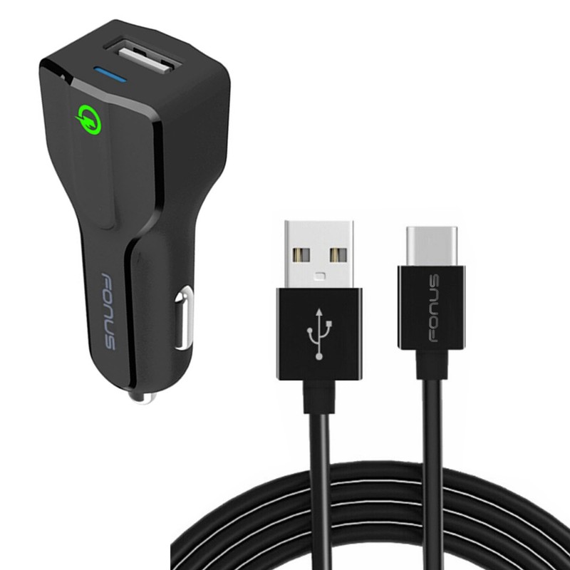 For Galaxy Z Fold 3/4/5/6/7 - Car Charger 18W Fast USB Port