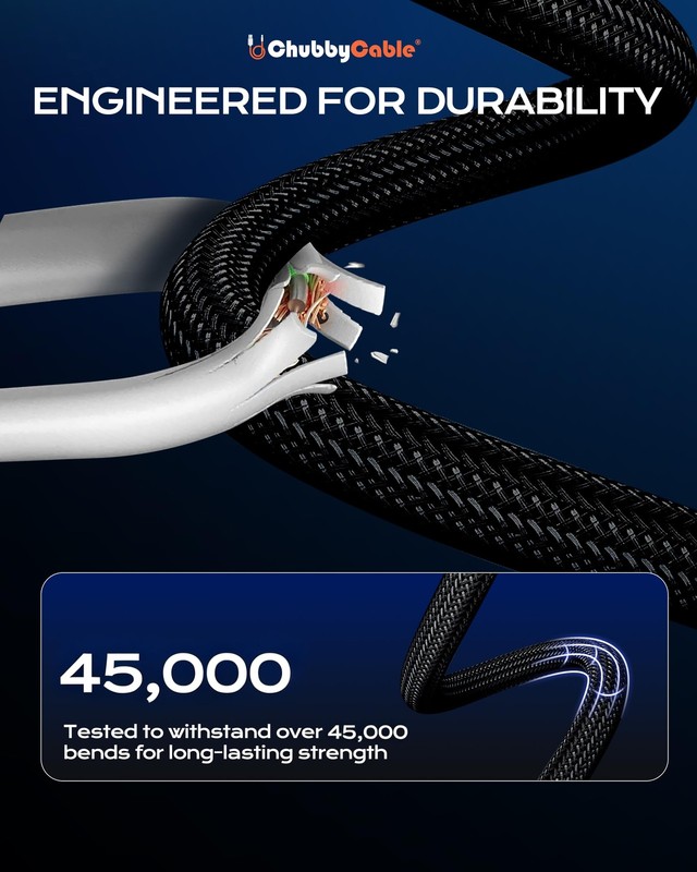 chubbycable Curly Chubby 240W Coiled USB C Fast Charging Cable Durable Braide... gallery