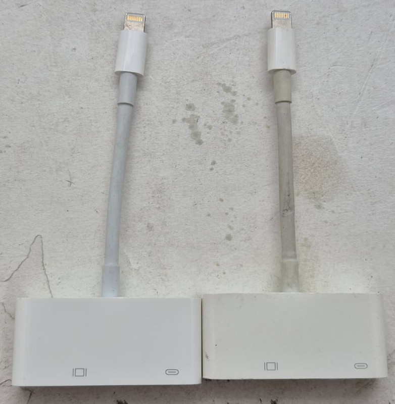 Lot of 2 Apple A1439 Lightning to VGA Adapter