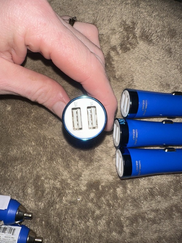 Car Charger Adapter Lot - Dual USB, Single Port, Type-C - Choose Color & type gallery