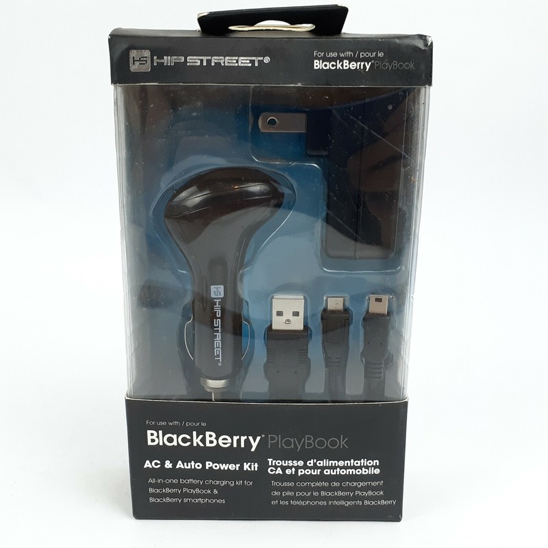 Hip Street AC Auto Power All in One Charging For BlackBerry PlayBook Smartphones