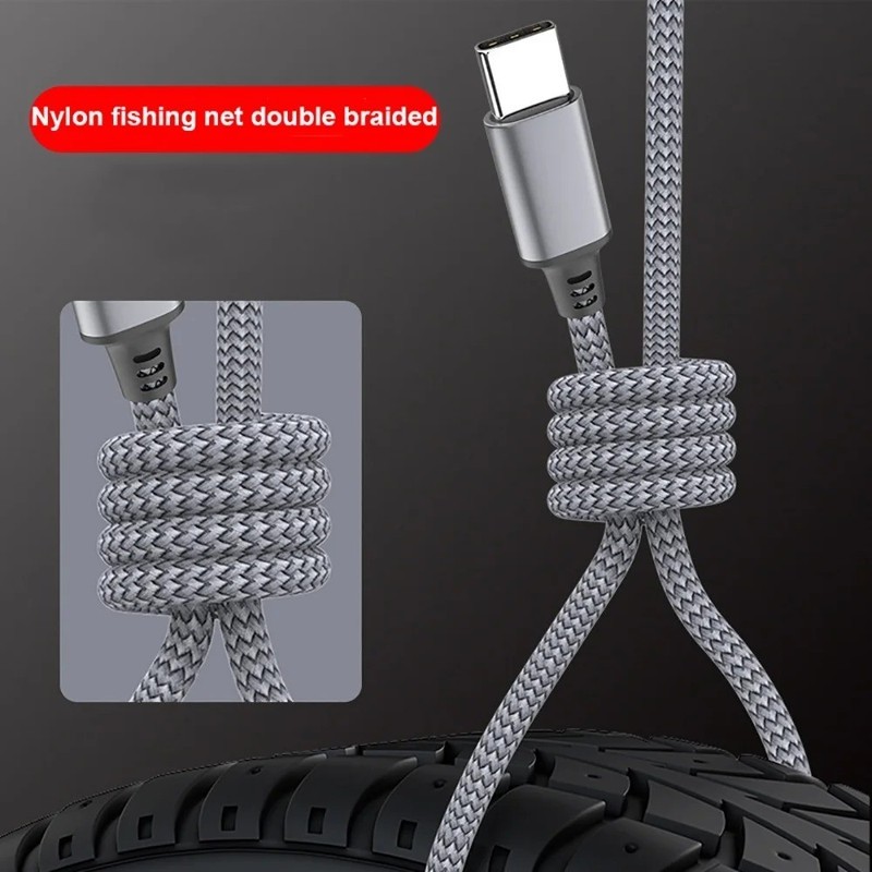 PD 60W USB C to USB C Fast Charging Cable 3M 5M 8M Data Sync Cord gallery